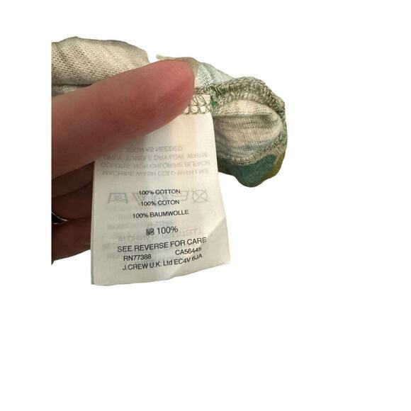 CREWCUTS Girls Size 10 Flutter Sleeve T- Shirt Dress Slub Knit Cotton Camo - Picture 5 of 5